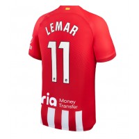 Moški Nogometni dresi Atletico Madrid Thomas Lemar #11 Domači 2023-24 Kratek Rokav